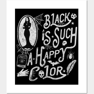 Black Is Such A Happy Color Posters and Art